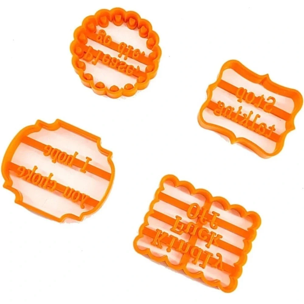 Funny Cookie Cutters - 4 pieces